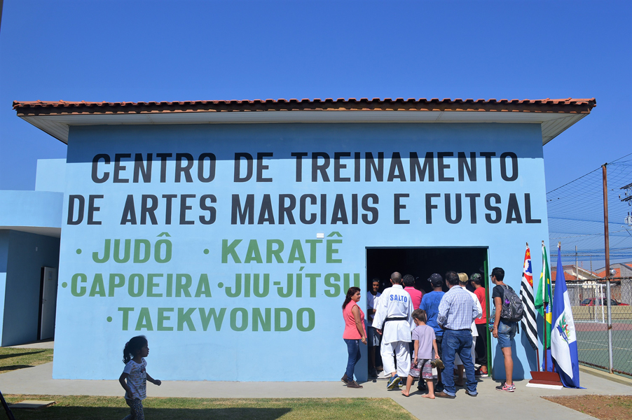 Leia mais sobre o artigo Secretaria de Esportes apresenta o novo Centro de Treinamento de artes marciais, futsal e futebol