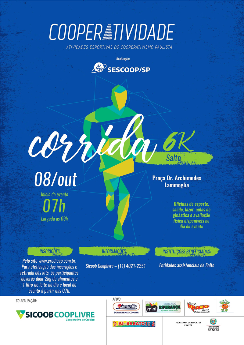 Leia mais sobre o artigo Salto recebe corrida de 6k e evento de atividade física