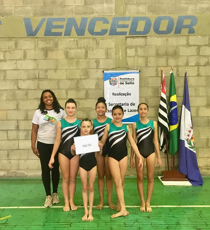 Leia mais sobre o artigo Equipe de Salto conquista medalhas na Liga Intermunicipal de Ginástica Olímpica