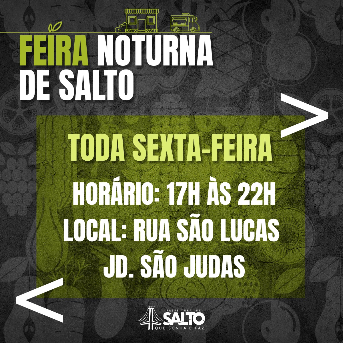 Leia mais sobre o artigo Feira Noturna de Salto tem início nesta sexta-feira (6)