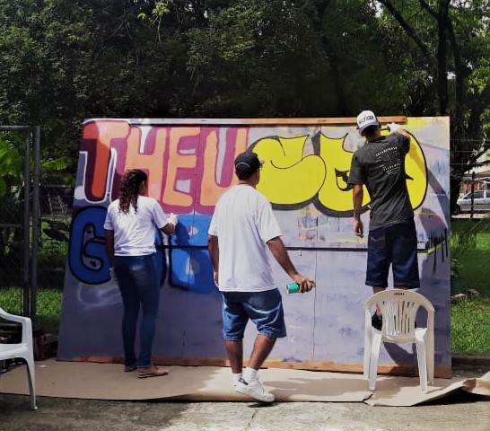 Leia mais sobre o artigo Oficina de Grafite desenvolvida no CREAS encerrou nesta última terça-feira (10)