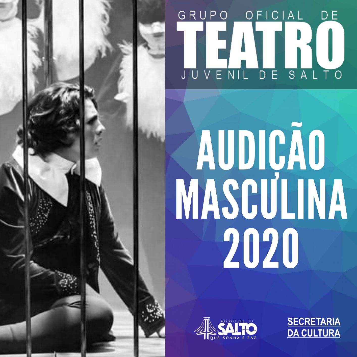 Leia mais sobre o artigo Secretaria da Cultura abre inscrições para audição de elenco masculino do Grupo Oficial de Teatro