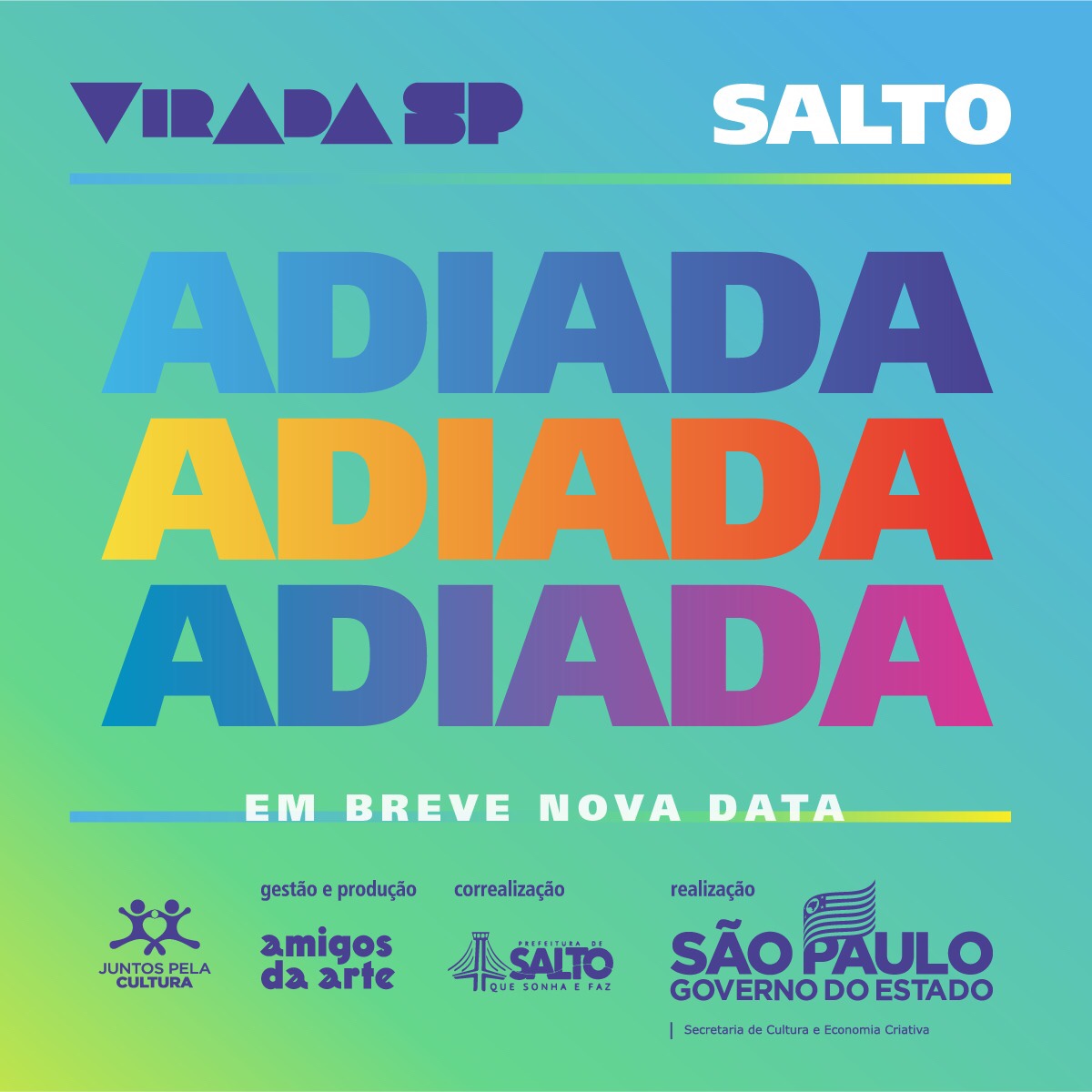 Leia mais sobre o artigo VIRADA SP em Salto é adiada