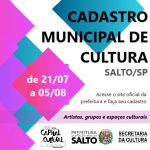 Prefeitura realiza cadastro de artistas, grupos e espaços culturais