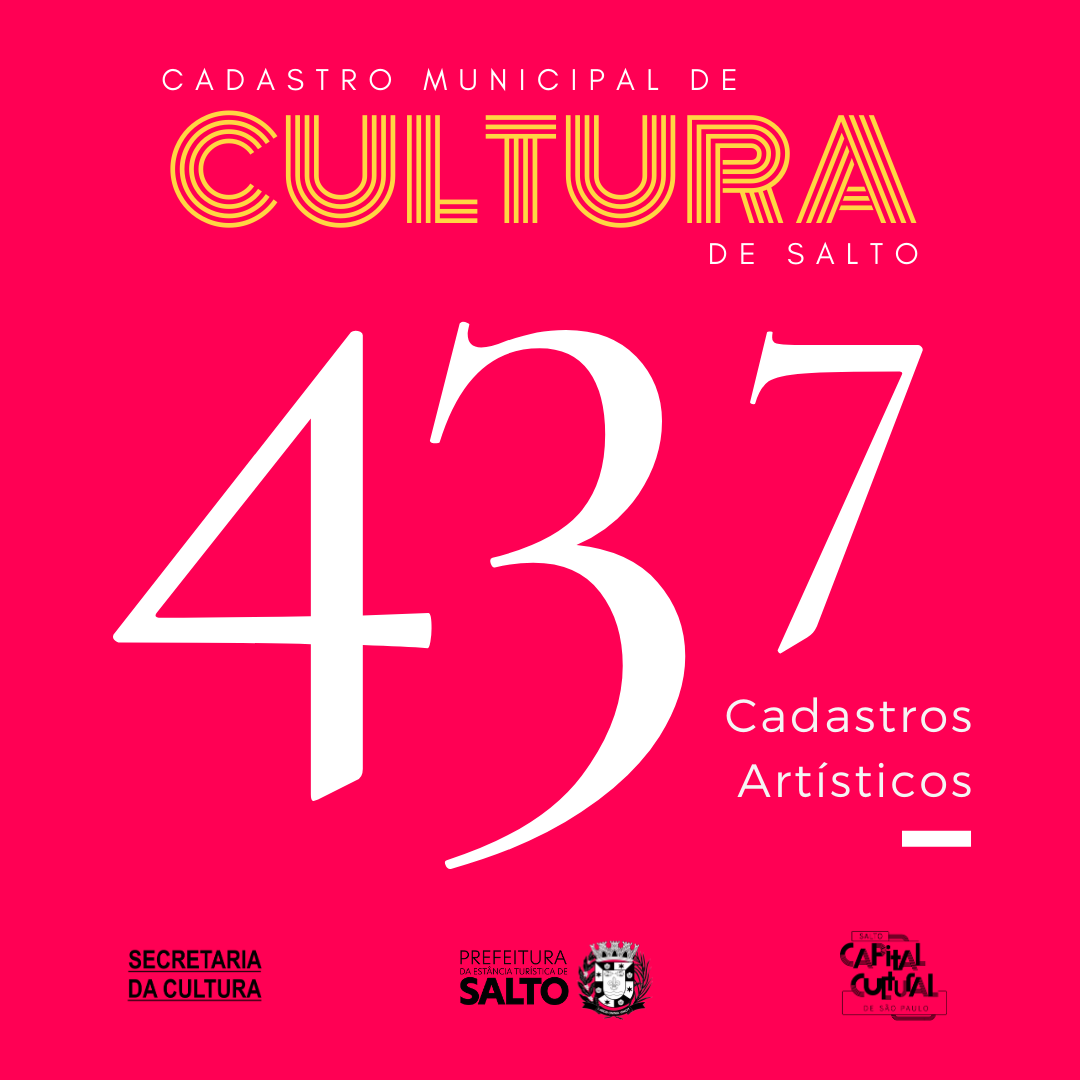 Leia mais sobre o artigo Salto conta com 437 artistas e espaços culturais no Cadastro Municipal de Cultura
