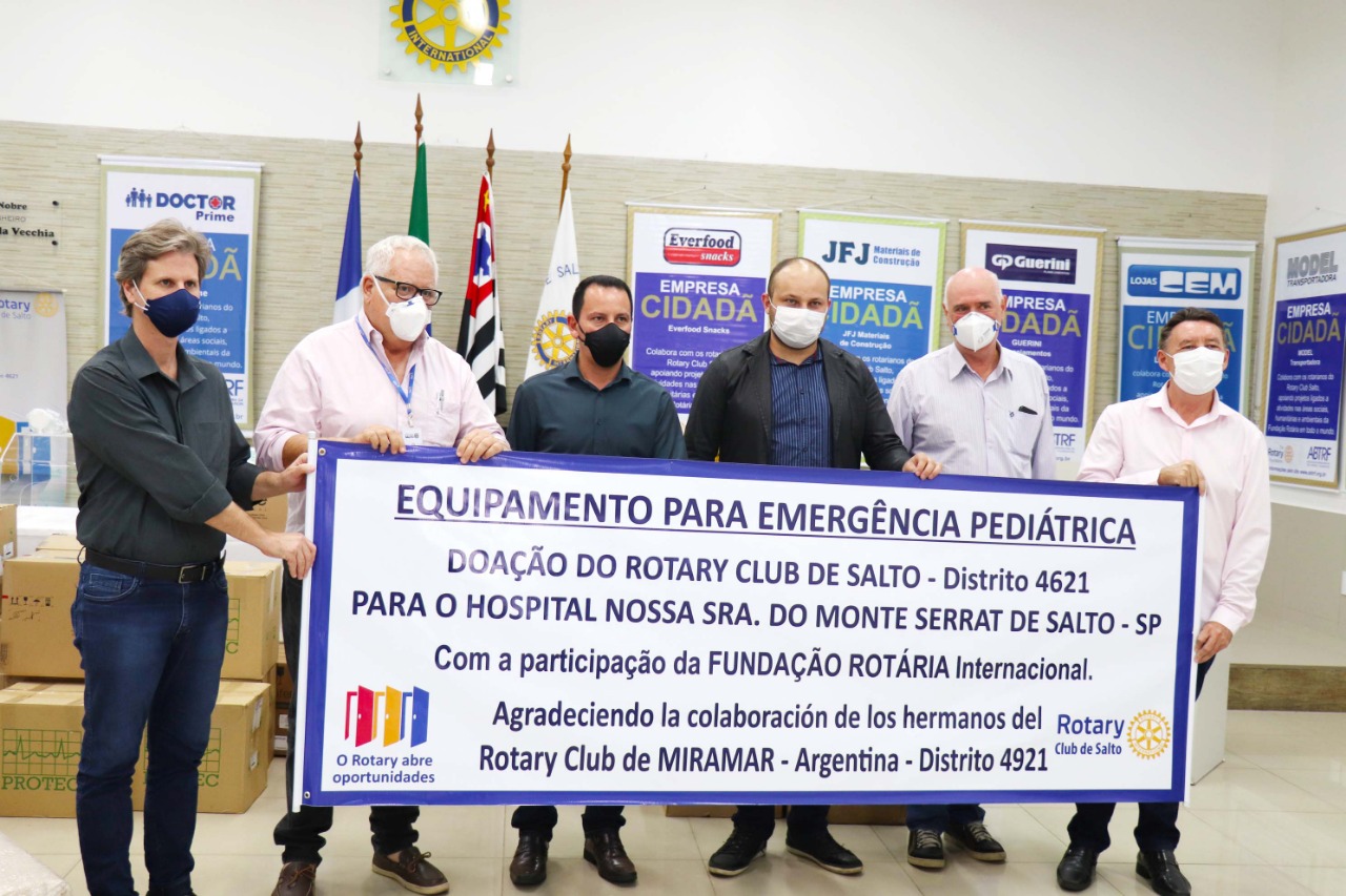 Leia mais sobre o artigo Rotary Club de Salto doa equipamentos para o Pronto Socorro Infantil do Hospital Municipal