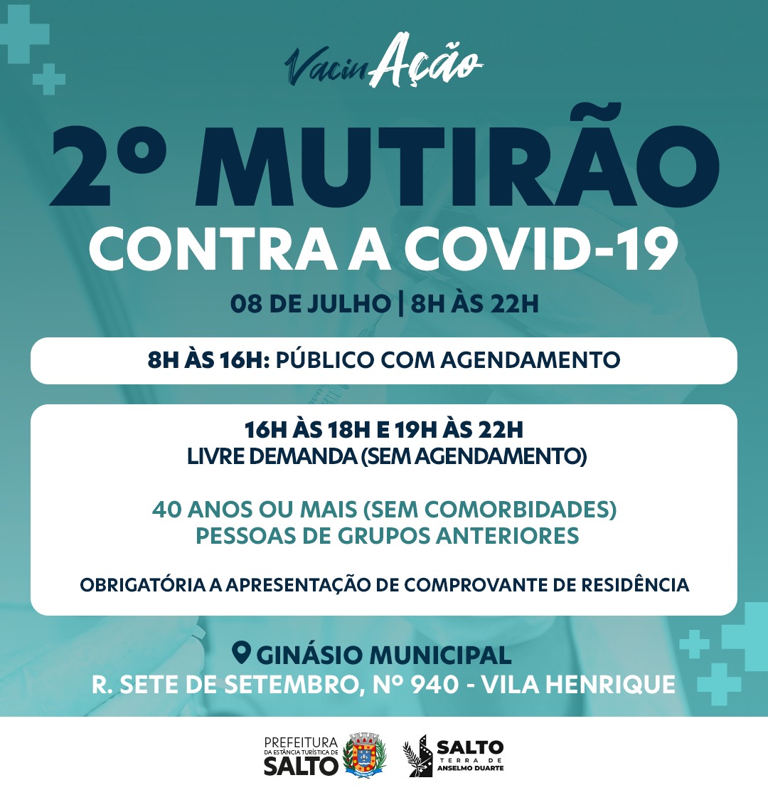 Leia mais sobre o artigo 2º Mutirão contra a Covid-19