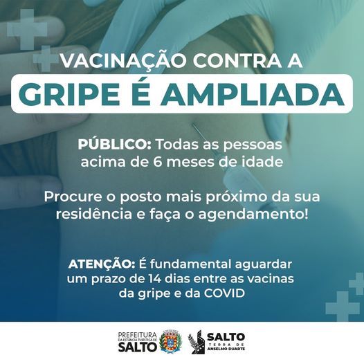 Leia mais sobre o artigo Vacinação Contra a GRIPE é Ampliada