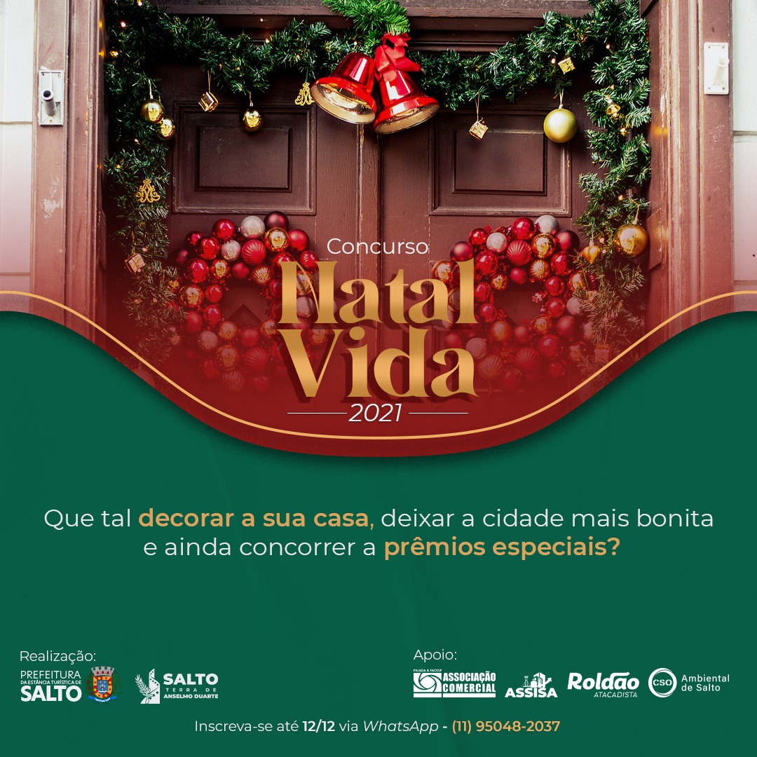 Leia mais sobre o artigo Concurso de Decoração Natalina – PARTICIPE