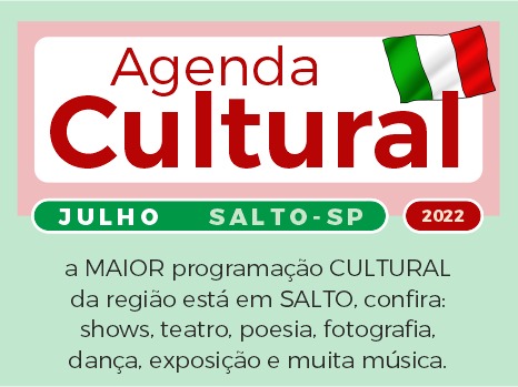 Leia mais sobre o artigo Agenda Cultural – Julho 2022