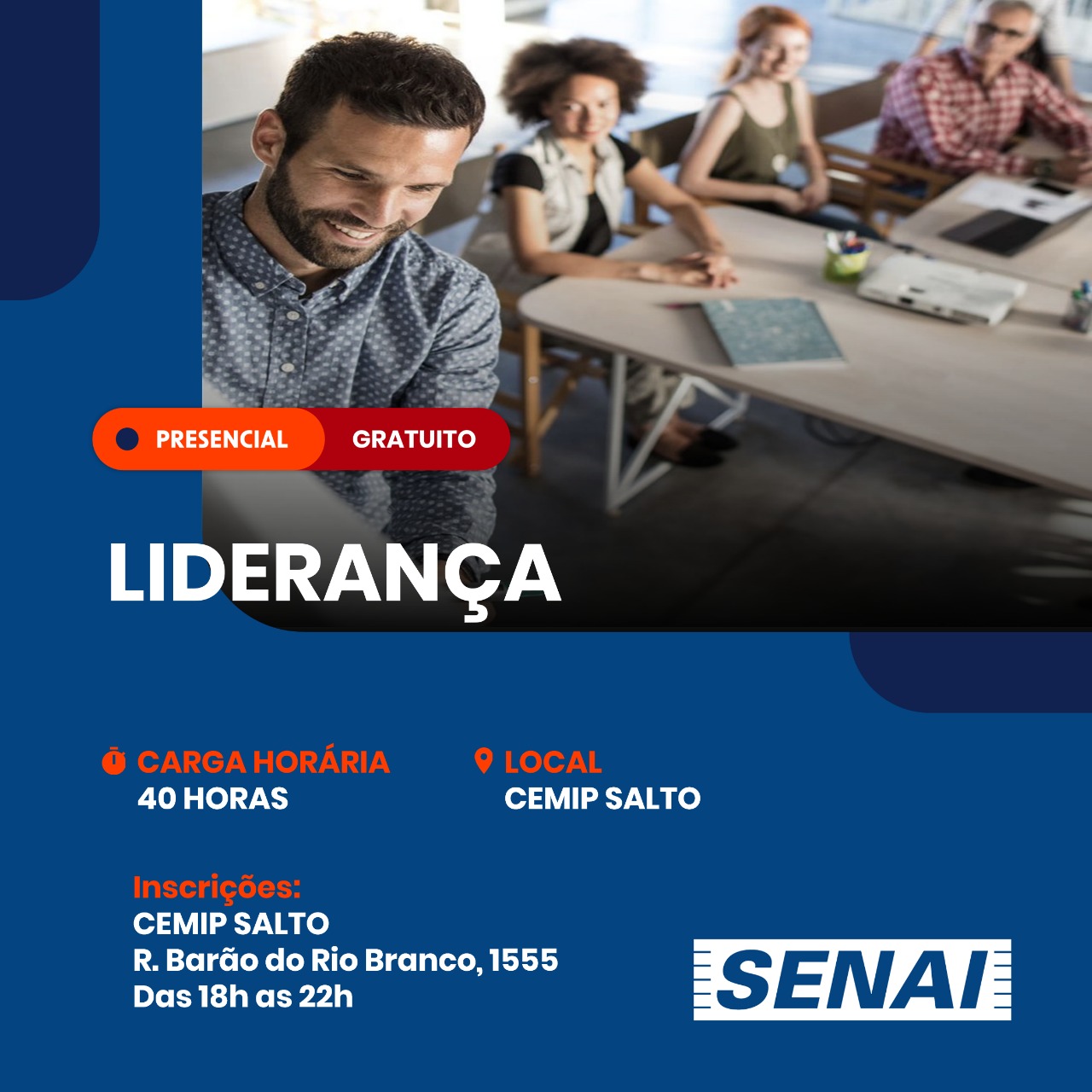 Leia mais sobre o artigo SENAI OFERECE CURSOS GRATUITOS EM SALTO