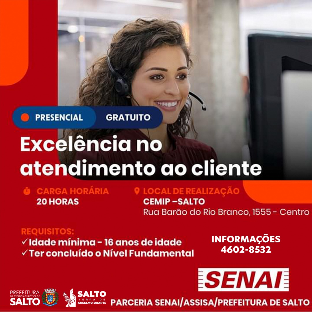 Leia mais sobre o artigo OPORTUNIDADE: CURSOS GRATUITOS DO SENAI