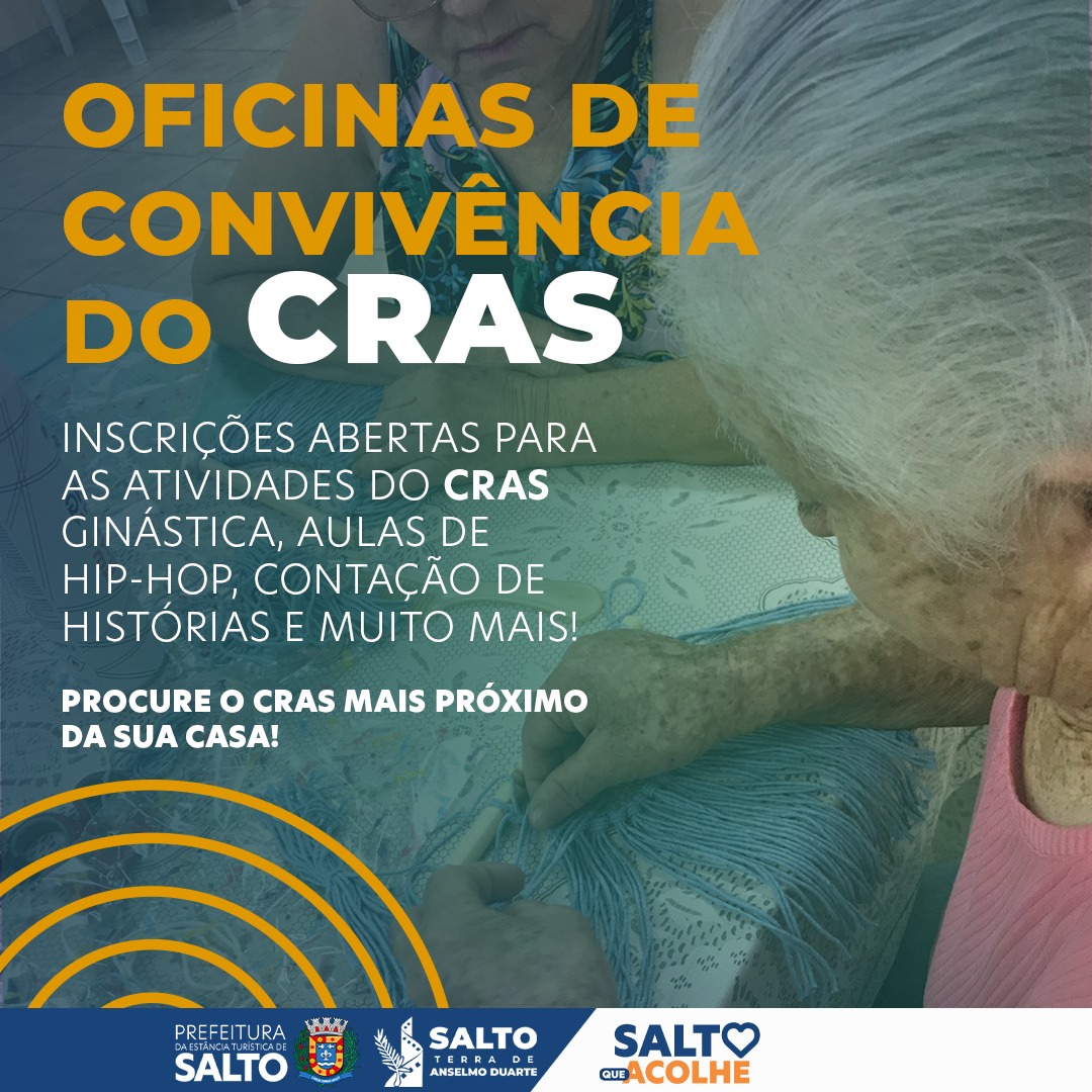 Inscrições abertas para o Conecta Melhor Idade no CRAS Ouro Fino -  Prefeitura Municipal da Estância Turística de Ribeirão Pires