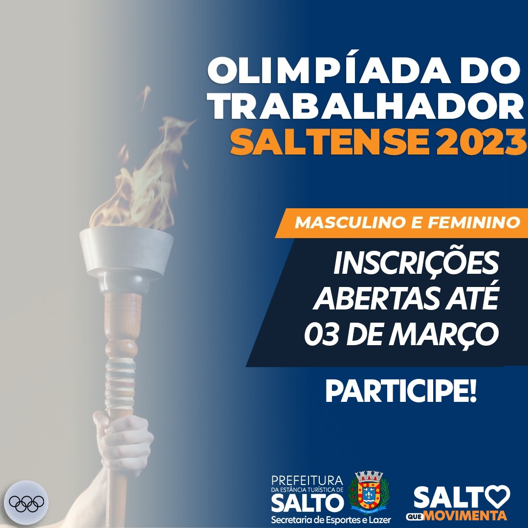 Leia mais sobre o artigo Ainda dá tempo de participar da Olimpíada do Trabalhador!