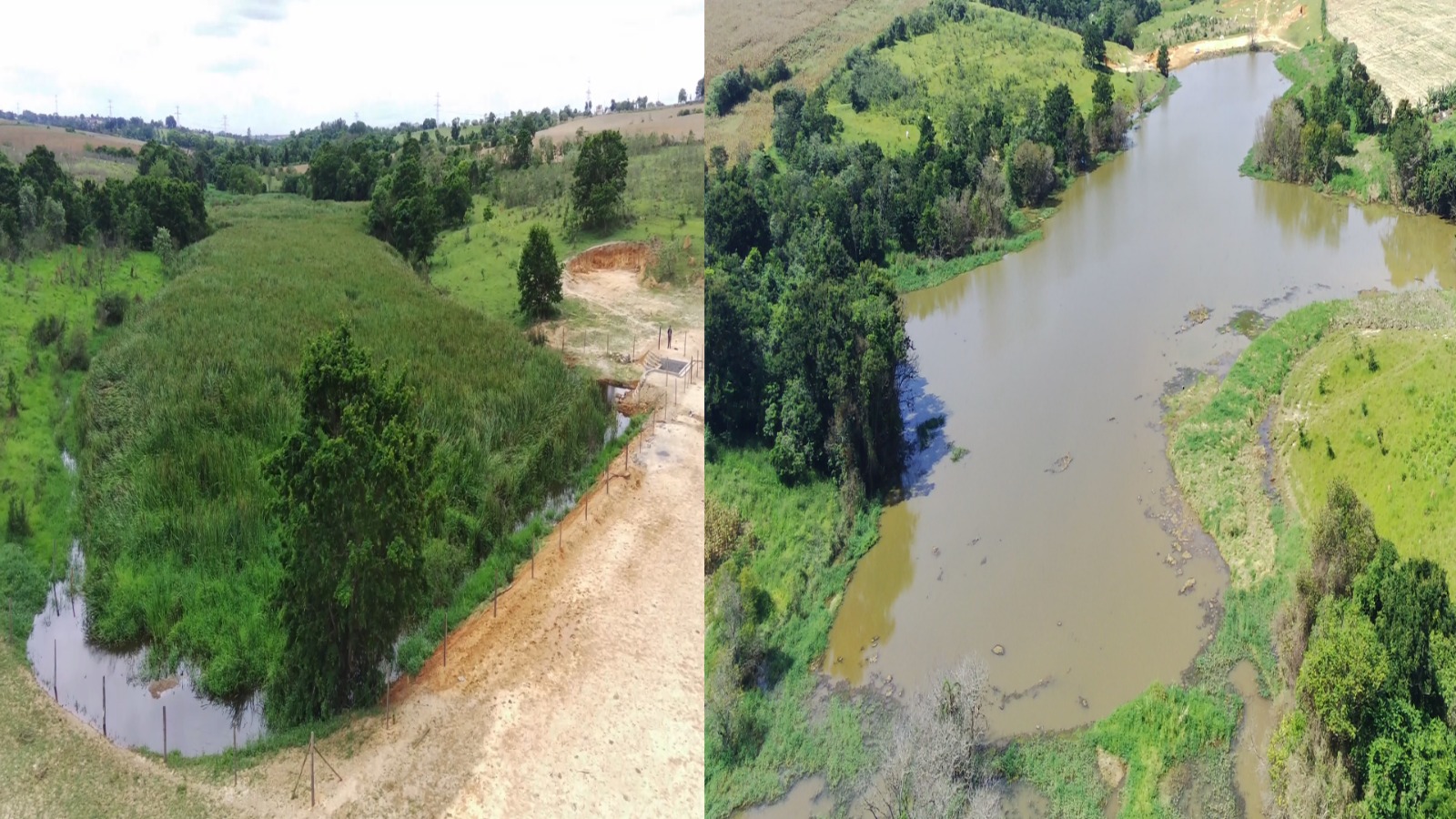 Leia mais sobre o artigo O SAAE de Salto finalizou a retirada completa das plantas aquáticas do lago existente na Fazenda São João.
