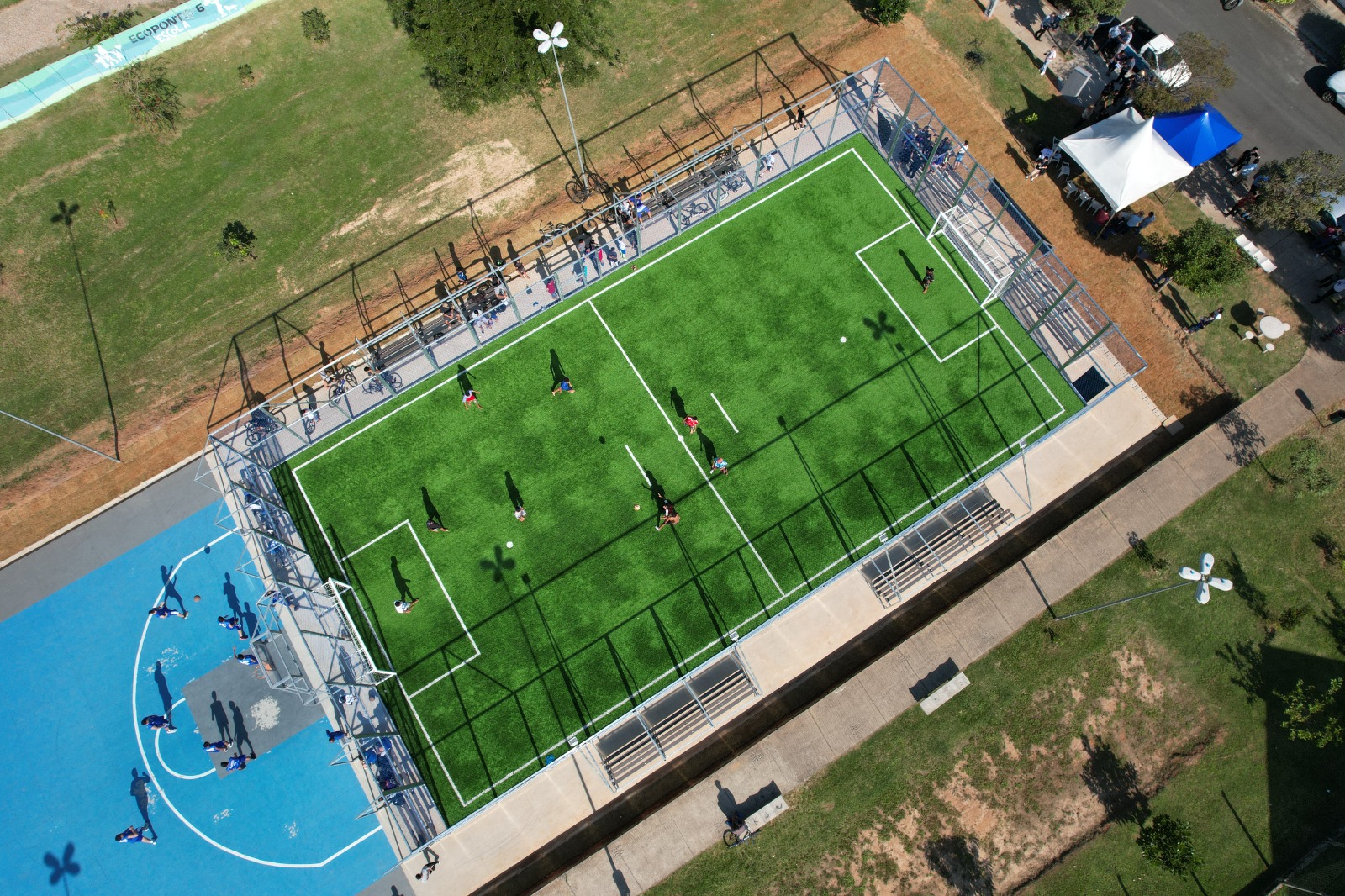 Leia mais sobre o artigo Prefeitura de Salto inaugura duas “Areninhas Esportivas”