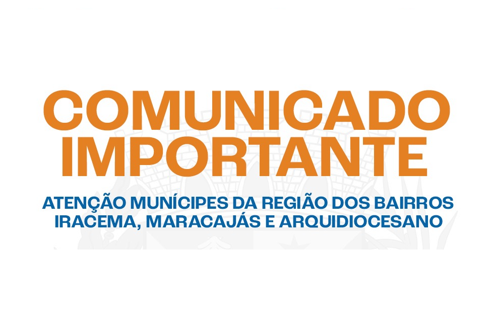 Leia mais sobre o artigo Comunicado: alteração no itinerário dos circulares nos bairros Iracema, Maracajás e Arquidiocesano