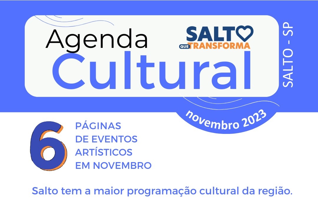 Leia mais sobre o artigo Confira a Agenda Cultural do mês de novembro de 2023