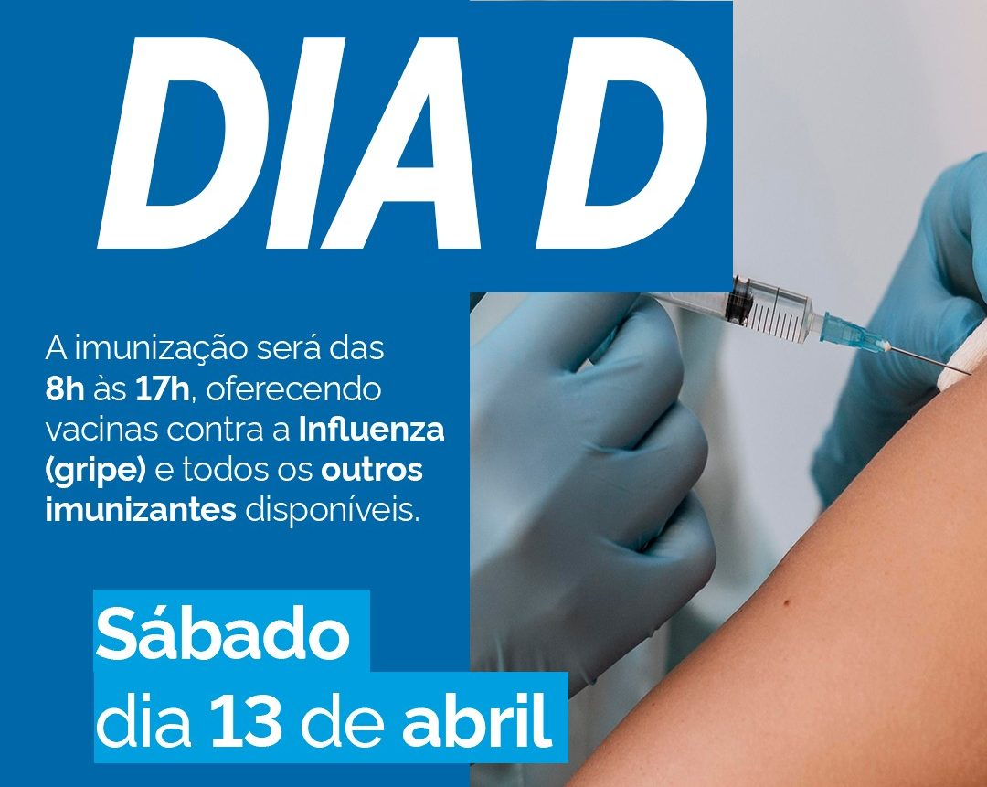 Leia mais sobre o artigo Salto realiza Dia D de vacinação contra a gripe neste sábado (13)