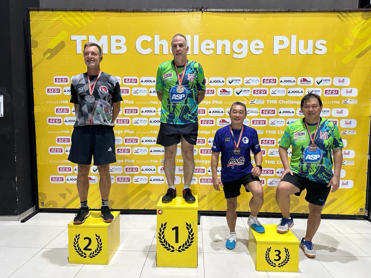 Leia mais sobre o artigo Tênis de Mesa: Salto conquista três medalhas no TMB Challenge Plus