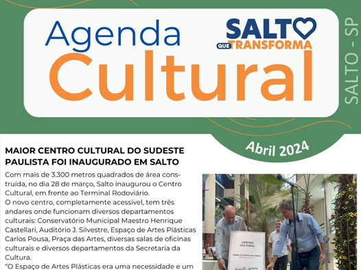 Leia mais sobre o artigo Confira a Agenda Cultural do mês de abril de 2024