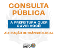 Prefeitura abre Consulta Pública sobre alteração do trânsito em três ruas