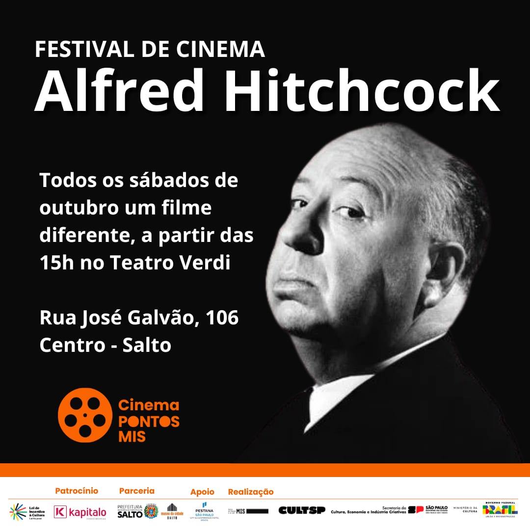 Leia mais sobre o artigo Ponto Mis apresenta Festival de Cinema Hitchcock em outubro