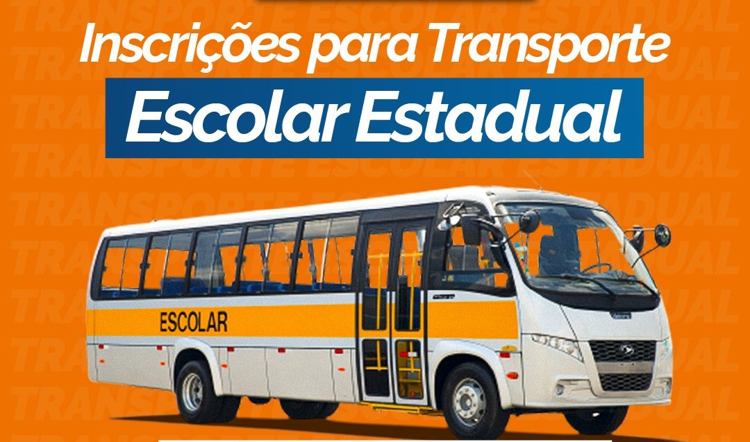 Leia mais sobre o artigo Inscrições para o Transporte Escolar da Rede Estadual podem ser feitas a partir de 21/11