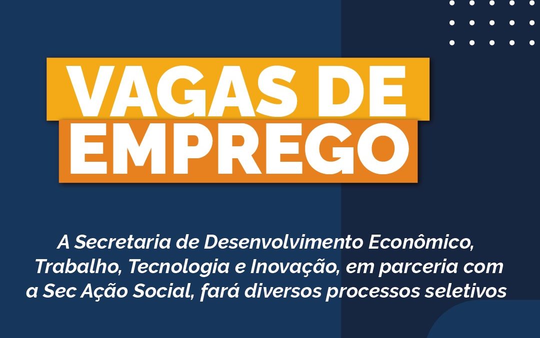 Leia mais sobre o artigo Prefeitura realizará mutirão de emprego entre os dia 21 e 29 de novembro nos CRAS