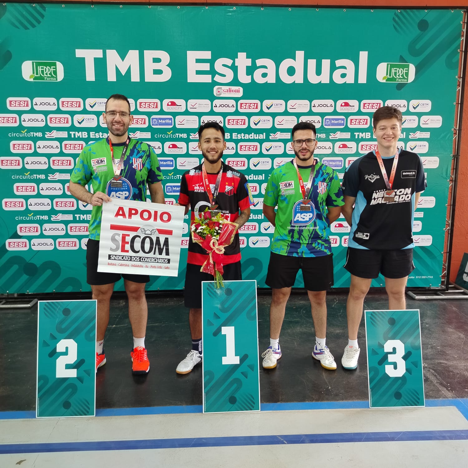 Leia mais sobre o artigo Salto conquista cinco medalhas na 3ª Etapa do Ranking Paulista de tênis de mesa