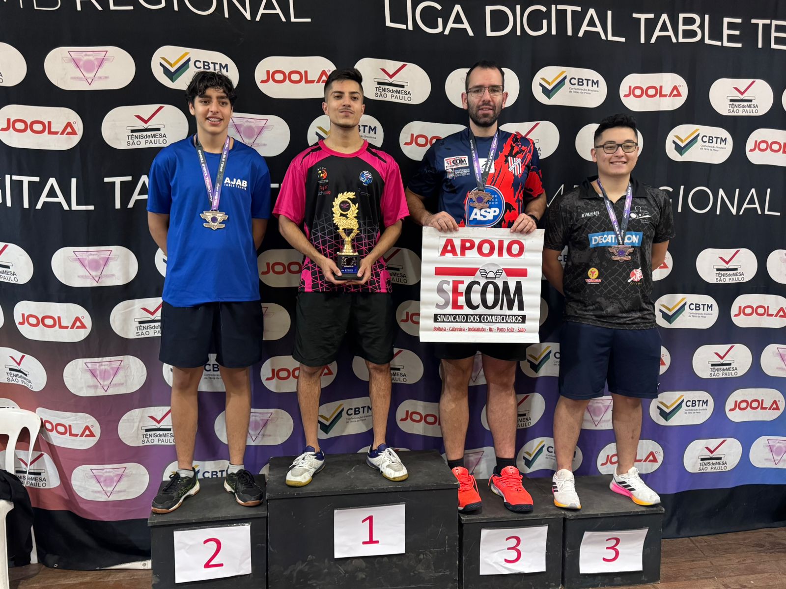 Leia mais sobre o artigo Salto conquista duas medalhas na 6ª Etapa da Liga Digital Table Tênis