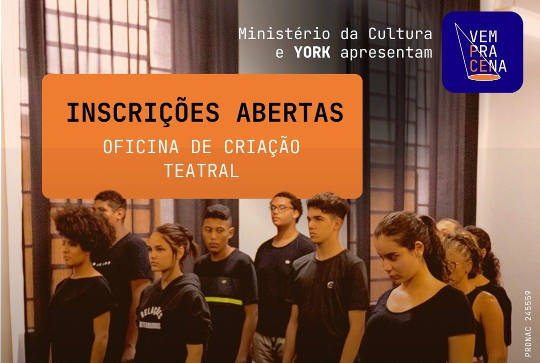 Leia mais sobre o artigo Oficinas gratuitas de teatro para jovens estão com inscrições abertas